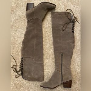ALDO SUEDE KNEE HIGH BOOTS